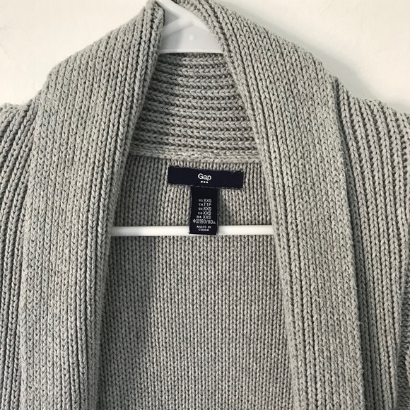 Gap knit gray cardigan sweater - Picture 5 of 12